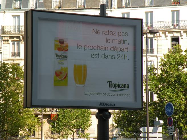  publicité tropicana